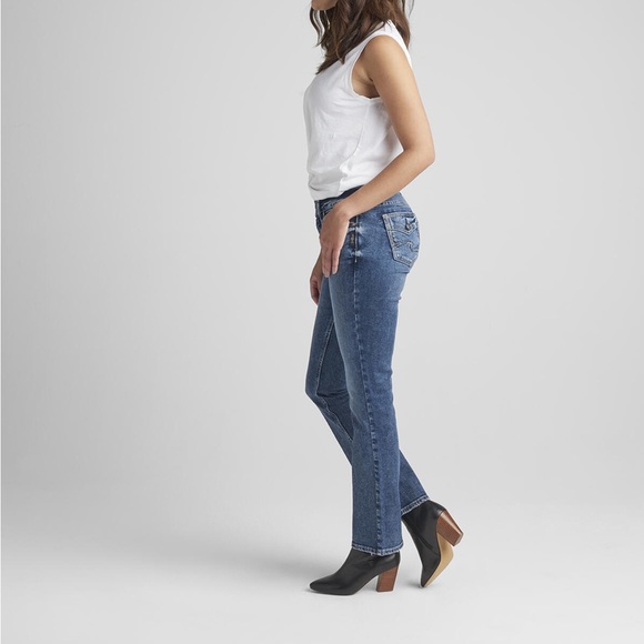 Silver Jeans Elyse Slim Boot Jeans 28 6 - Picture 3 of 13